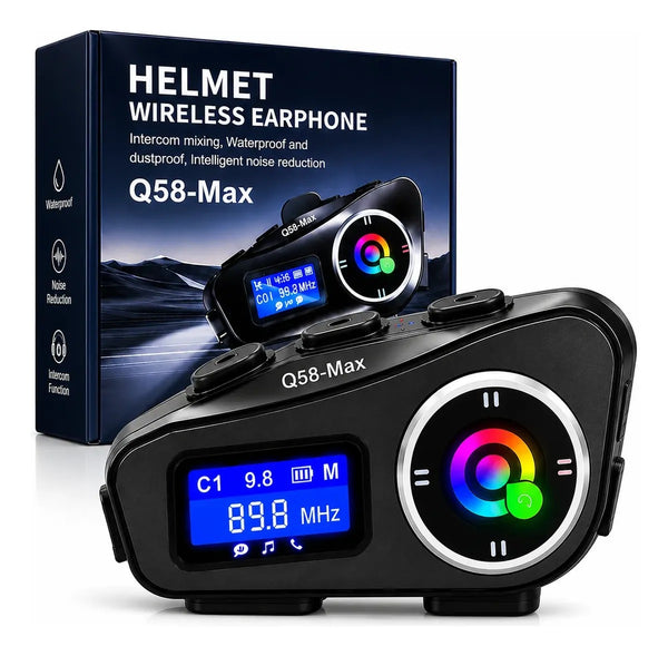 Intercomunicador Bluetooth para Casco de Moto Q58